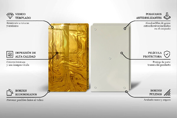 Worktop protector Golden texture