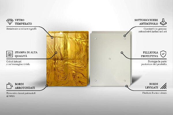Worktop protector Golden texture