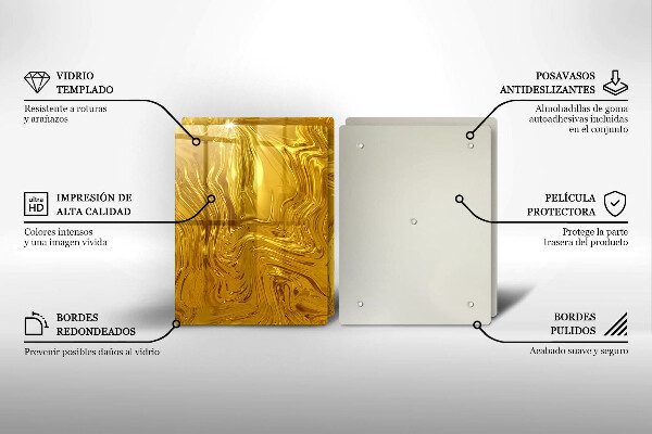 Worktop protector Golden texture