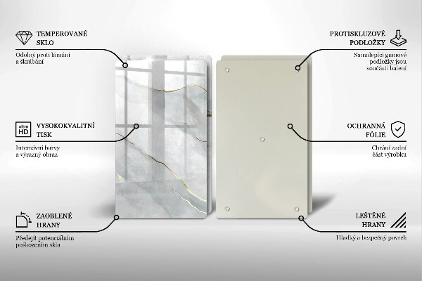 Worktop protector Stone texture