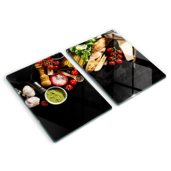 Worktop protector Italian ingredients and spices
