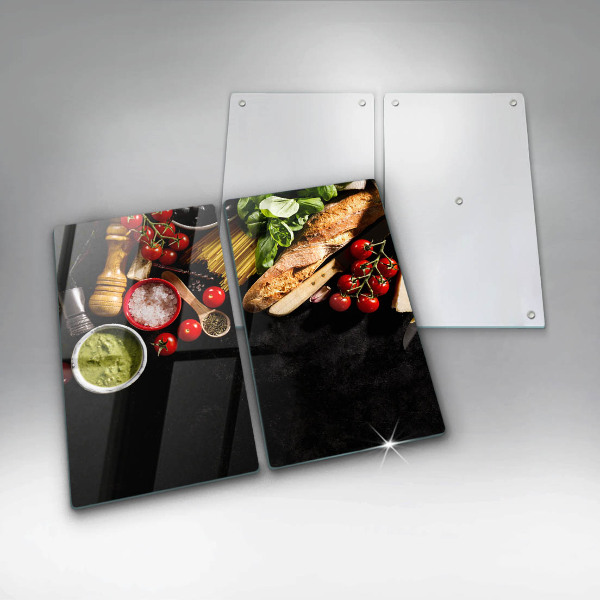 Worktop protector Italian ingredients and spices