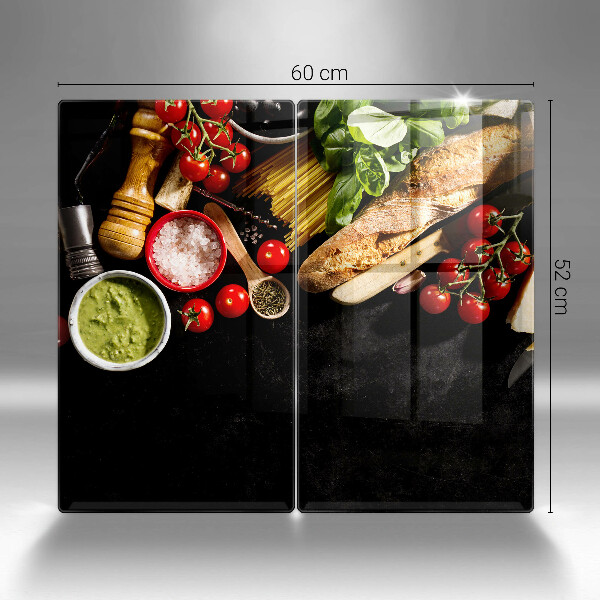 Worktop protector Italian ingredients and spices