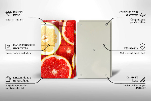 Worktop protector Grapefruit slices