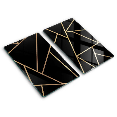 Worktop protector Black abstraction
