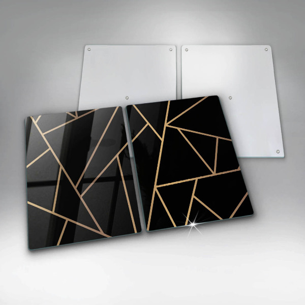 Worktop protector Black abstraction