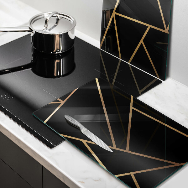 Worktop protector Black abstraction