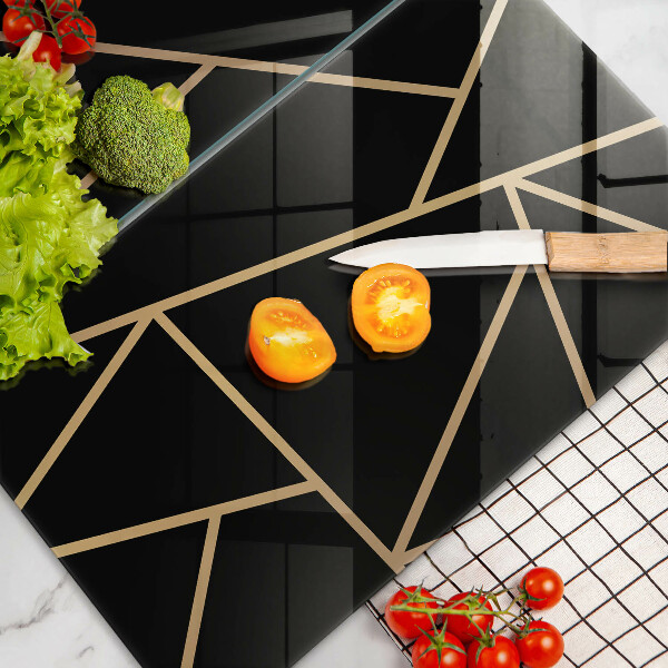 Worktop protector Black abstraction
