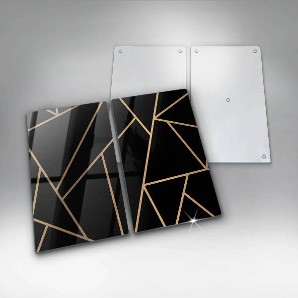 Worktop protector Black abstraction
