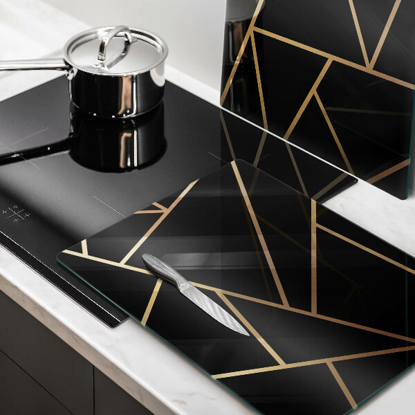 Worktop protector Black abstraction