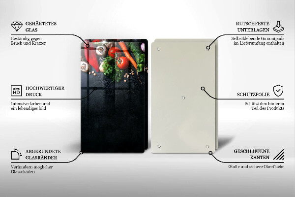 Worktop protector Colorful vegetables