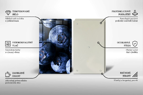 Worktop protector Berries close-up