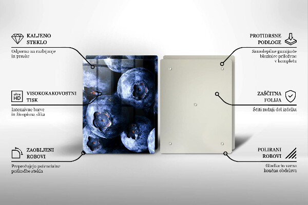 Worktop protector Berries close-up