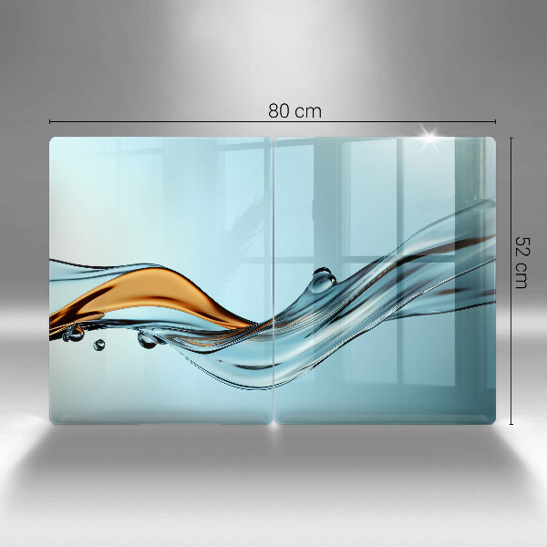 Worktop protector Water on a blue background