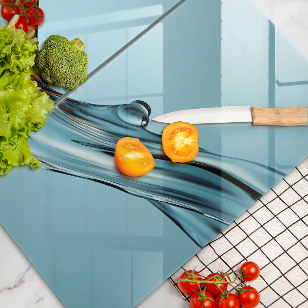 Worktop protector Water on a blue background