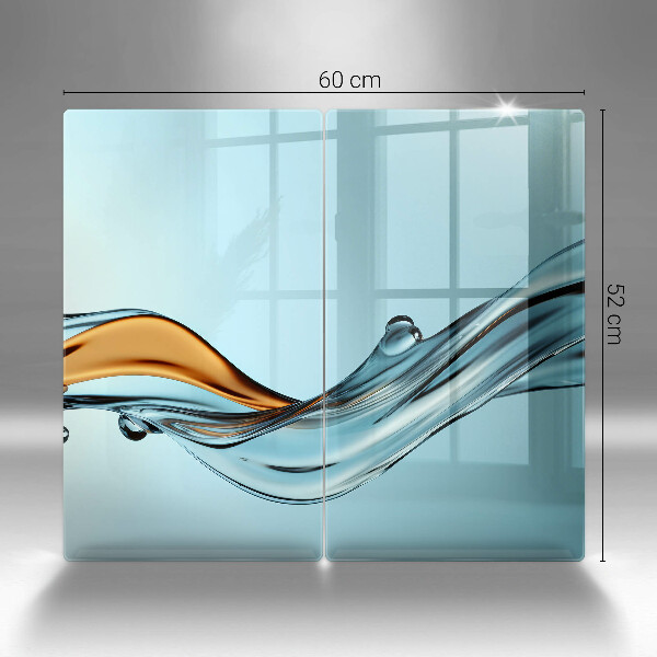 Worktop protector Water on a blue background