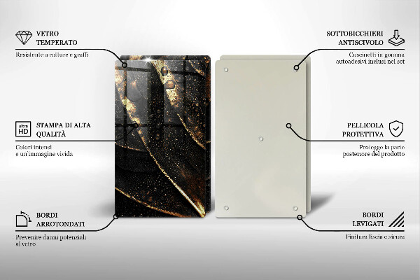 Worktop protector Golden leaf