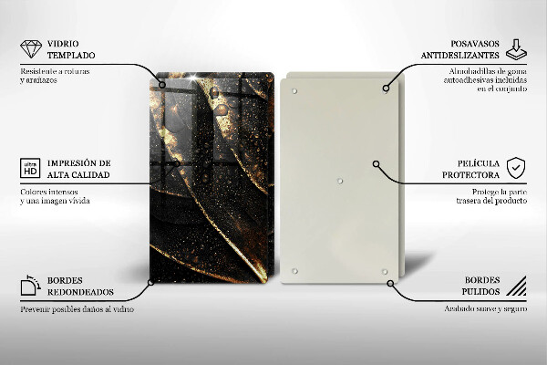 Worktop protector Golden leaf