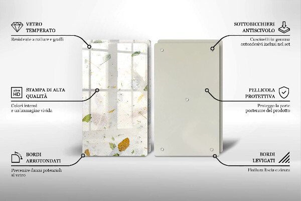 Worktop protector Falling leaves