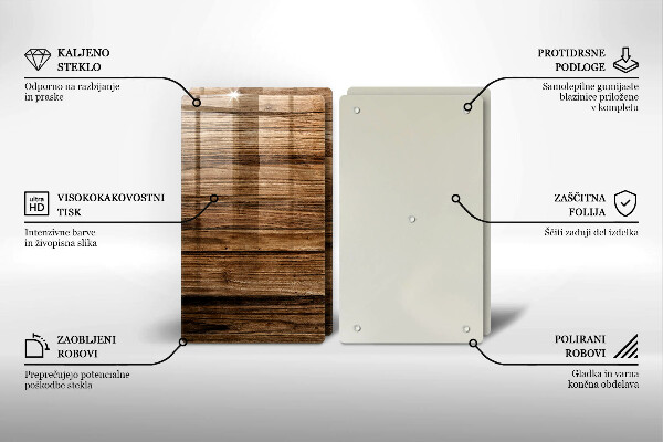 Worktop protector Wood texture