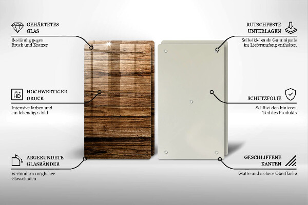 Worktop protector Wood texture