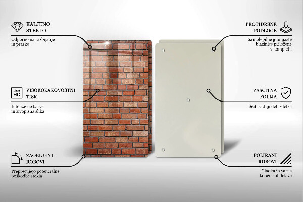 Chopping board Brick wall