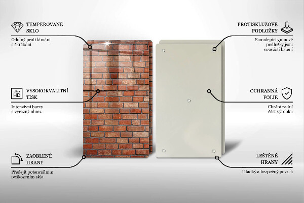 Chopping board Brick wall