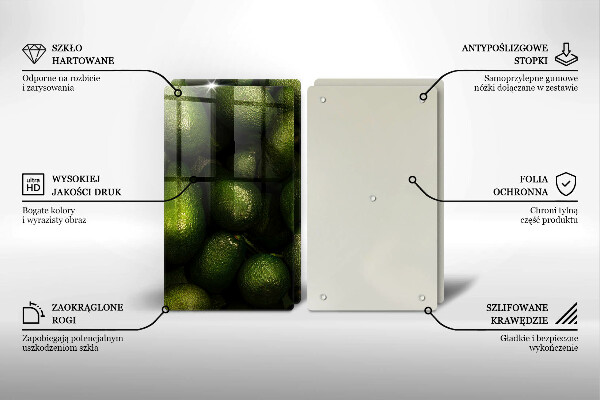 Chopping board Avocado fruit