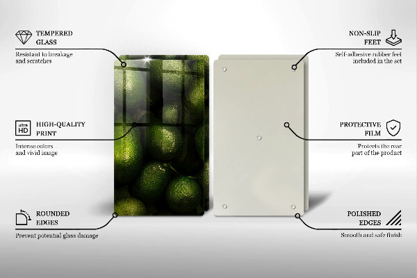 Chopping board Avocado fruit