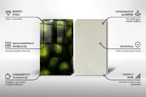 Chopping board Avocado fruit