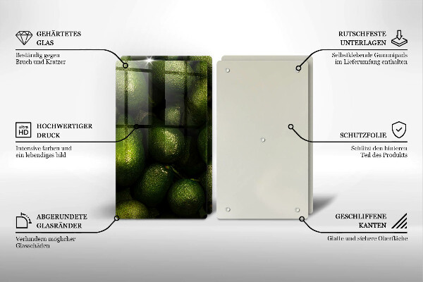 Chopping board Avocado fruit