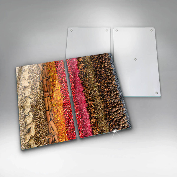 Chopping board Colorful spices