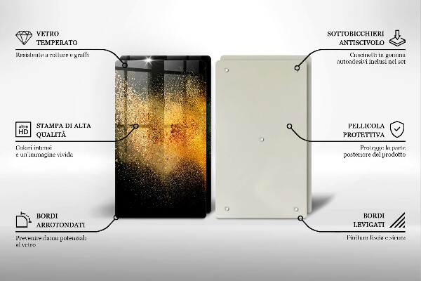 Chopping board Colorful spices