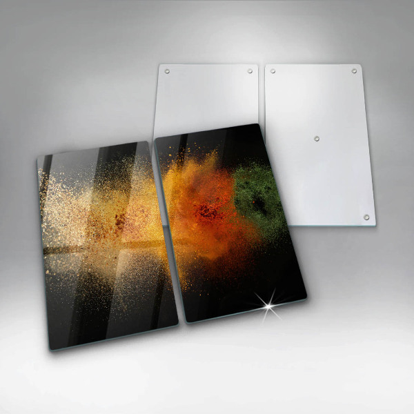 Chopping board Colorful spices