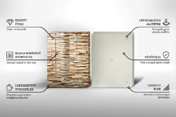 Chopping board Decorative texture stones