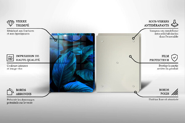 Chopping board Jungle vegetation leaves