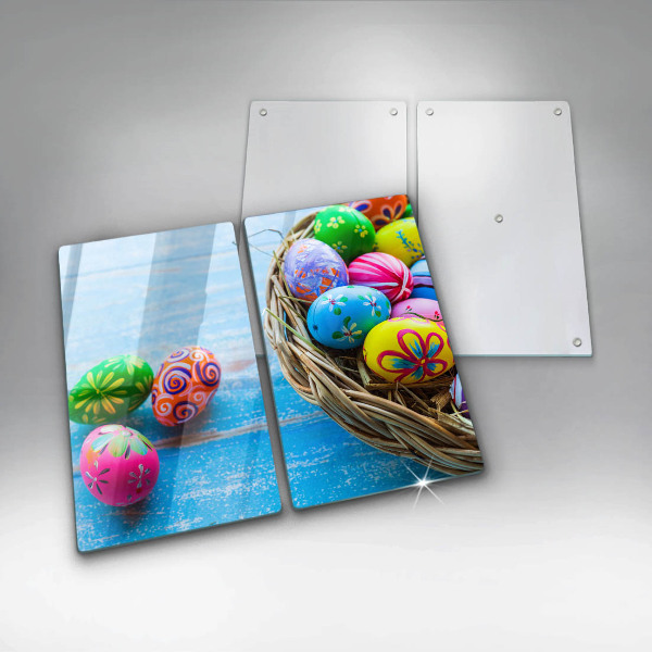 Chopping board Easter eggs