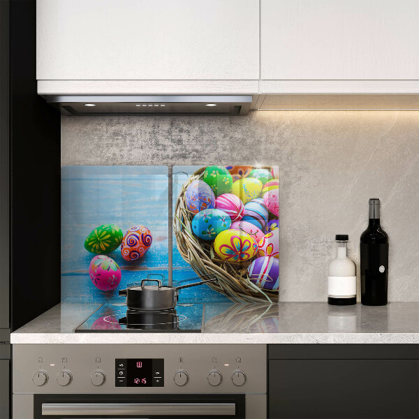 Chopping board Easter eggs