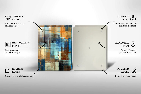 Chopping board Painted background