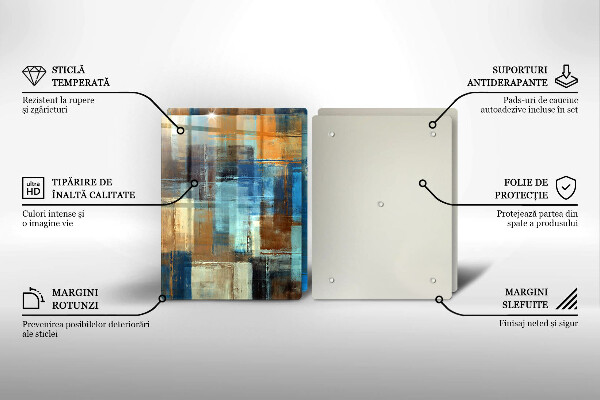 Chopping board Painted background