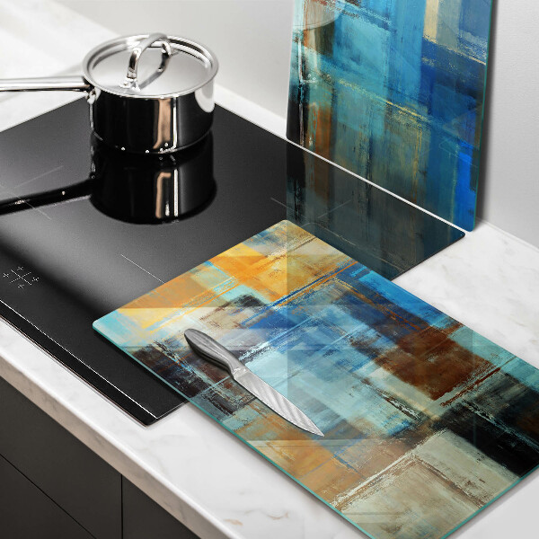 Chopping board Painted background