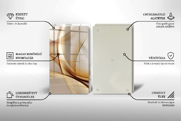 Chopping board Abstraction shapes