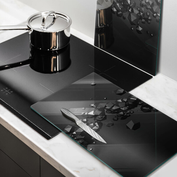 Chopping board 3D shapes abstraction