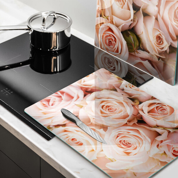 Chopping board A delicate bouquet of roses