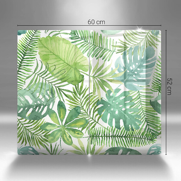 Chopping board Boho watercolors leaves