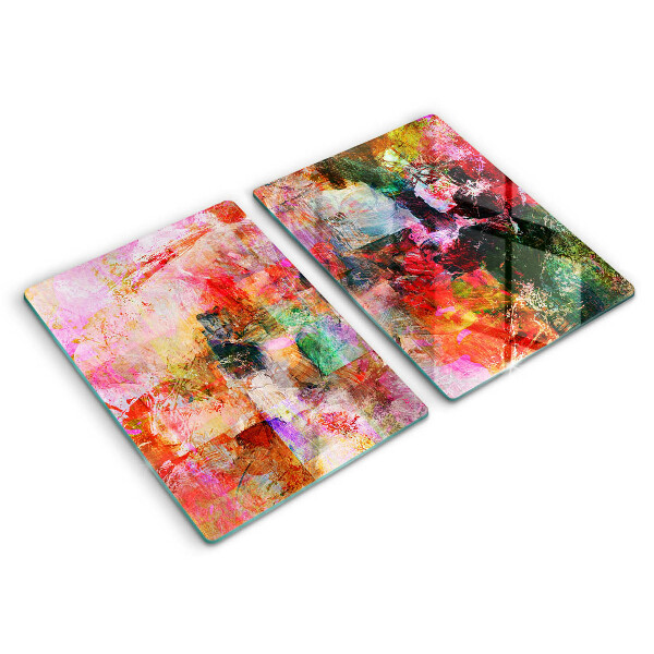 Chopping board Paint abstraction