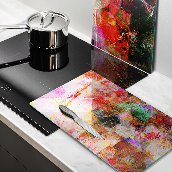 Chopping board Paint abstraction