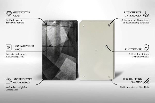 Chopping board Geometric abstraction