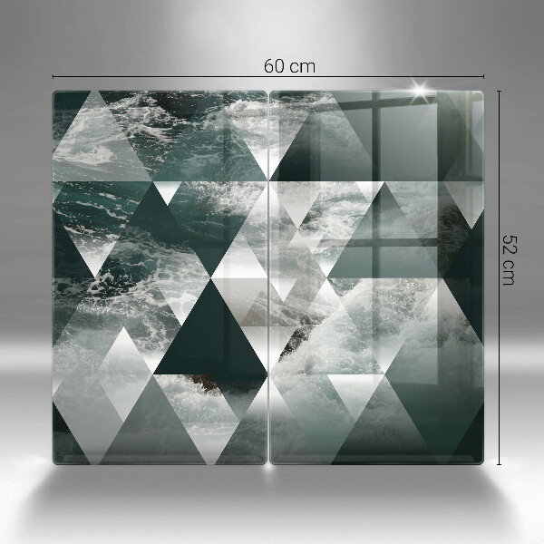 Chopping board Triangles and water