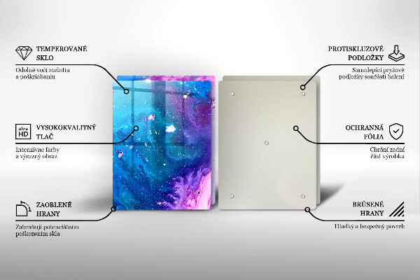 Chopping board Abstraction ink